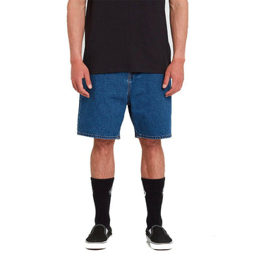 Volcom - Billow Denim Shorts Oliver Mid Blue.