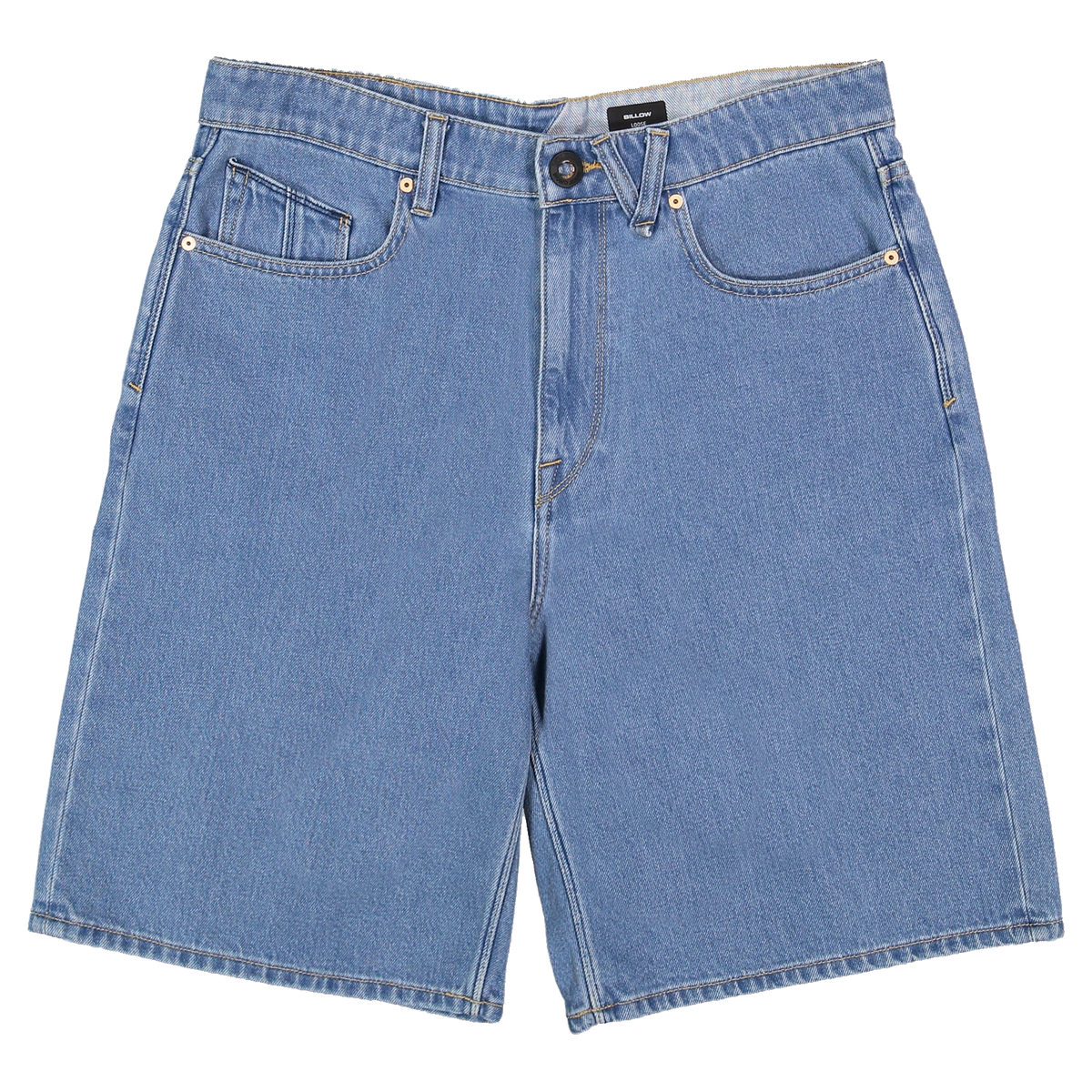 Volcom - Billow Youth Denim Shorts Cali Blue front