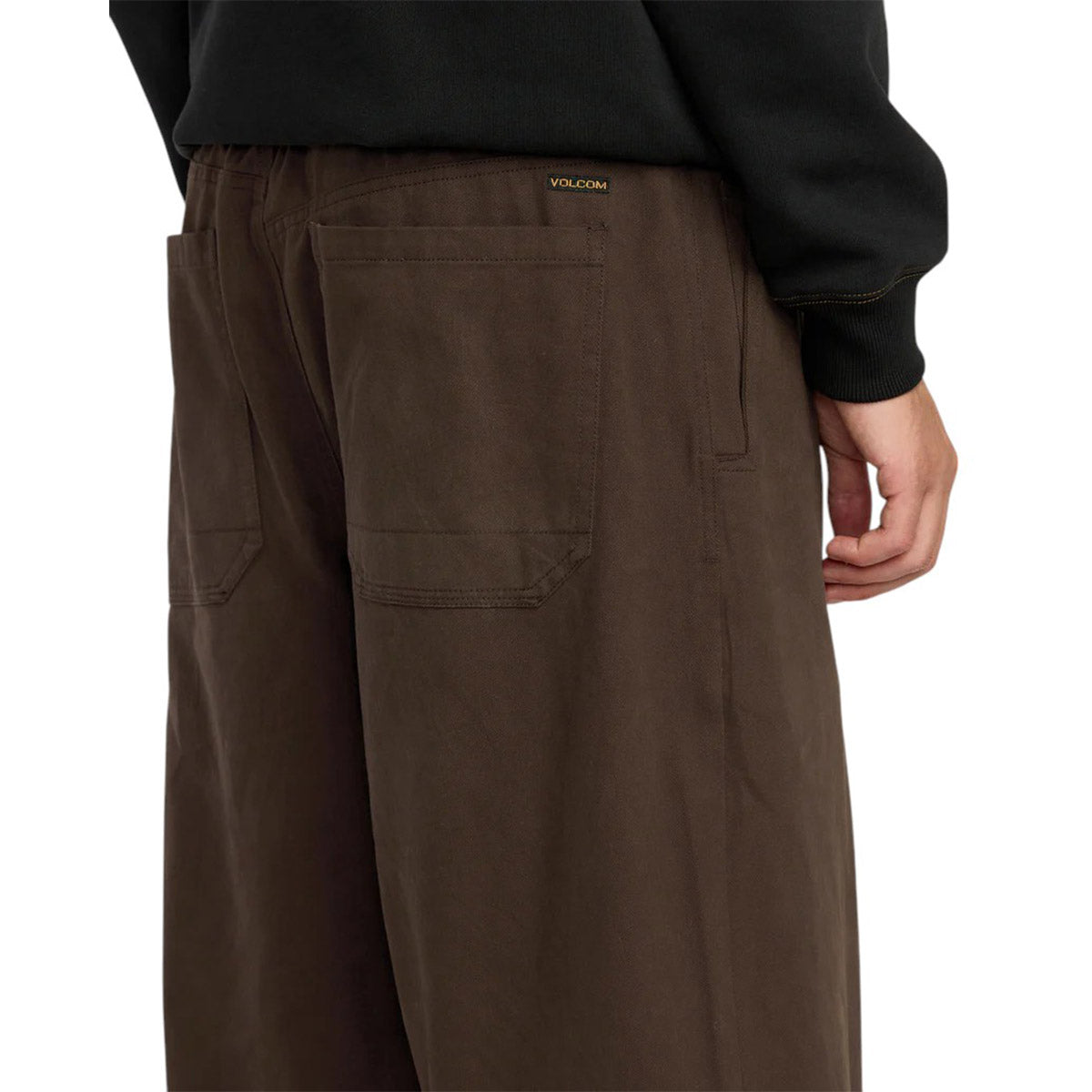 Volcom - Chillow Pleat Elastic Waist Pant Cacao.