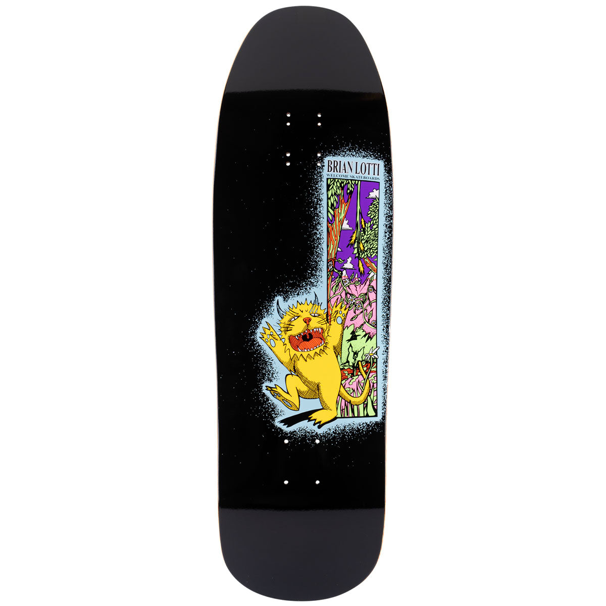 Welcome - Brian Lotti Wild Thing on Gaia 9.6 Skateboard Deck.