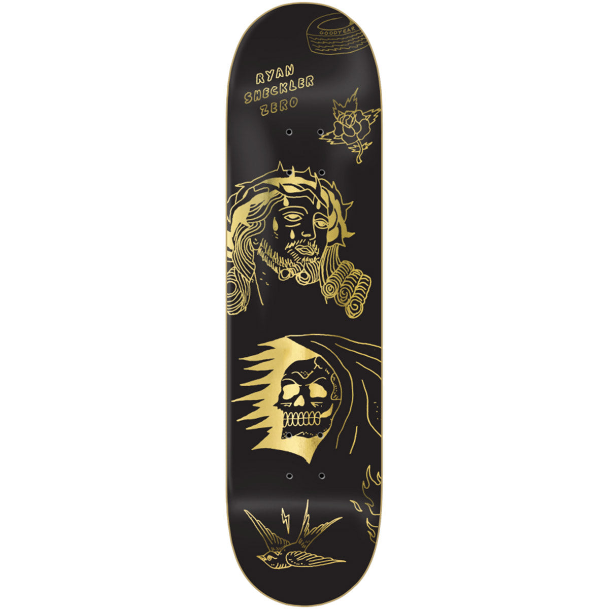 Zero Ryan Sheckler Reaper & Jesus 8.5 Skateboard Deck