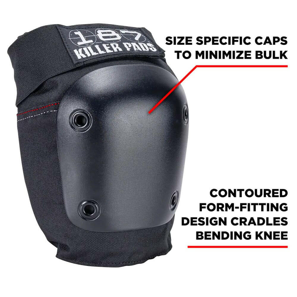 187 Killer Pads Fly Knee Pads Black Details