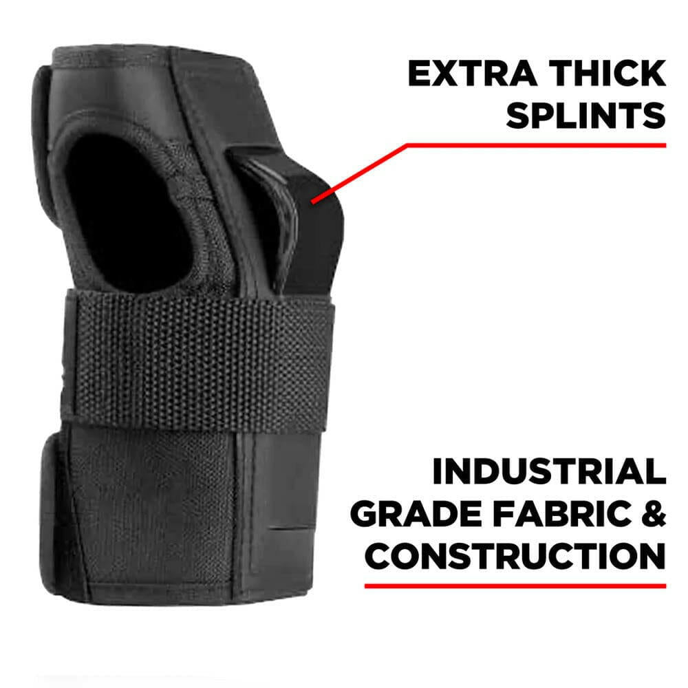 187 Killer Pads Wrist Guards Black.