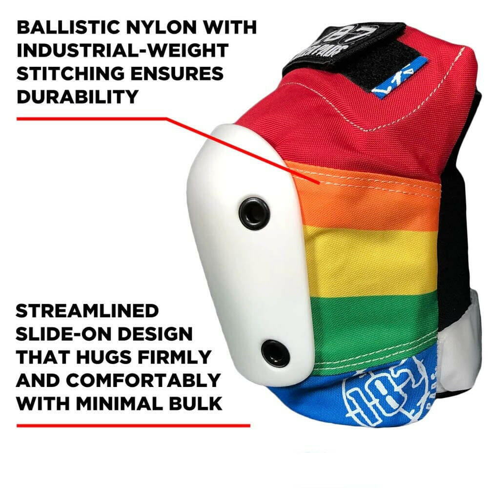 187 - Slim Knee Pads Rainbow.