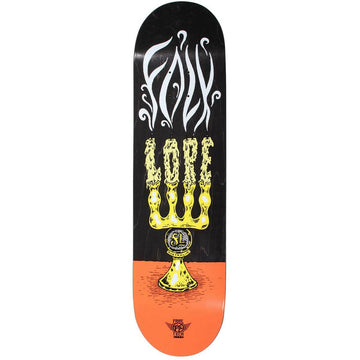Folklore - Candle Fibretech Lite Red 8.125 Skateboard Deck.