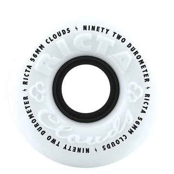 Ricta - Clouds Black 56MM 92A Skateboard Wheels.