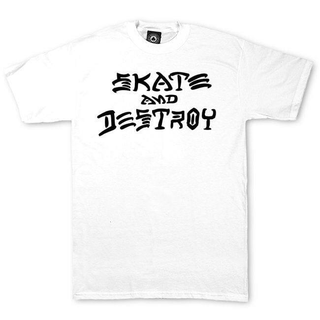Thrasher - Skate and Destroy Tee White.