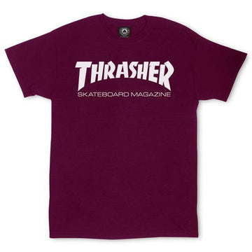 Thrasher - Skate Mag Tee Maroon.